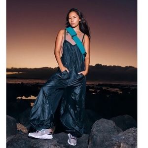 Free People Movement Superstar One Piece Jumpsuit  in Black brand new